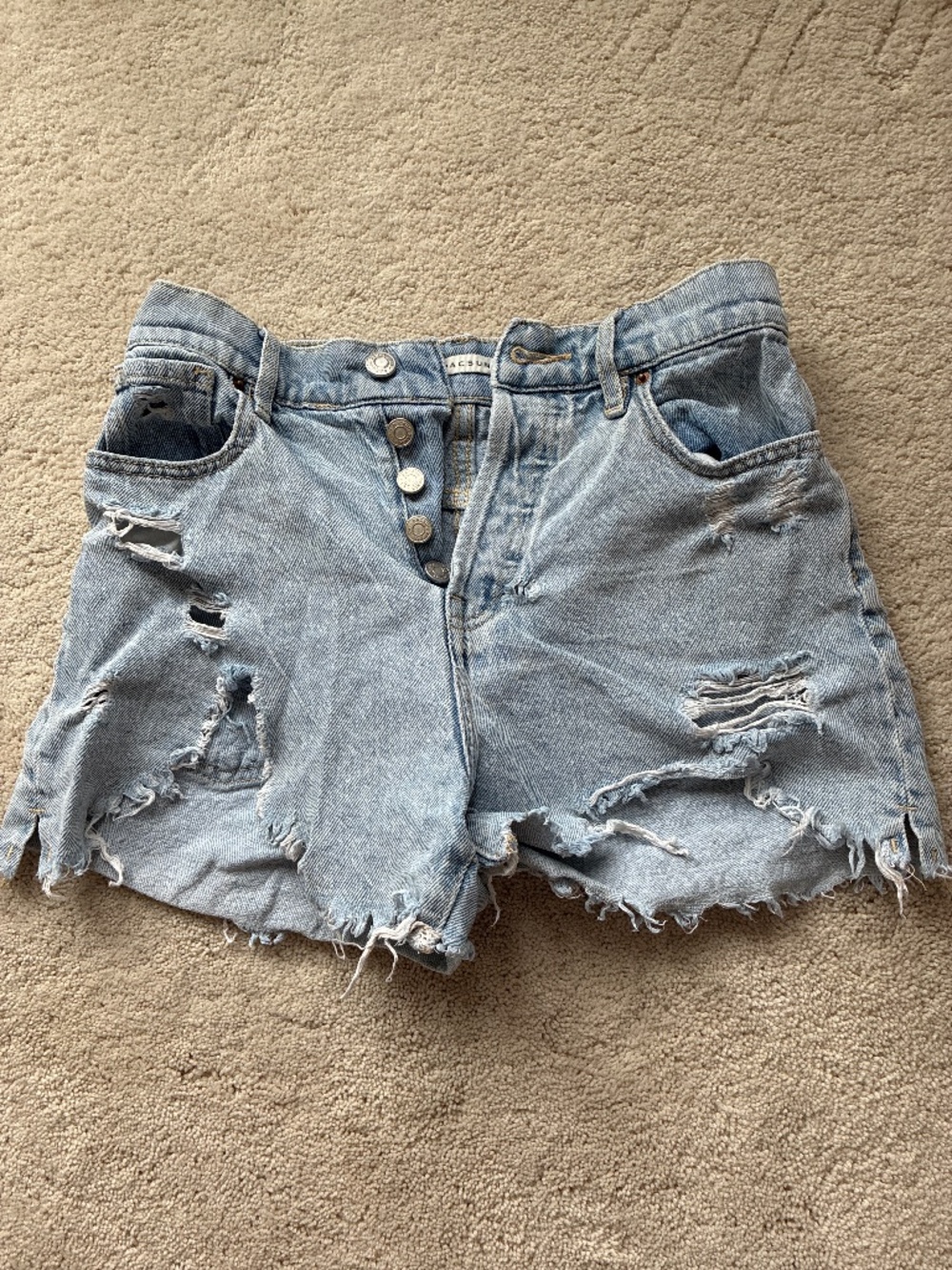 Pacsun High Rise Icon Short Shorts